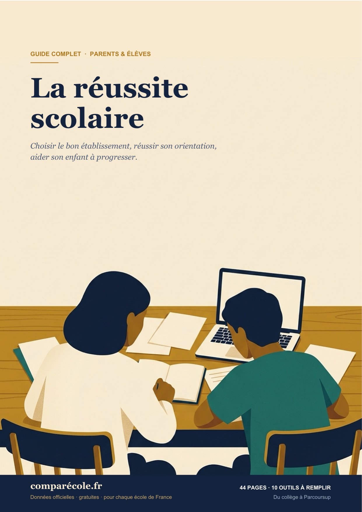 Couverture du Guide complet de la réussite scolaire